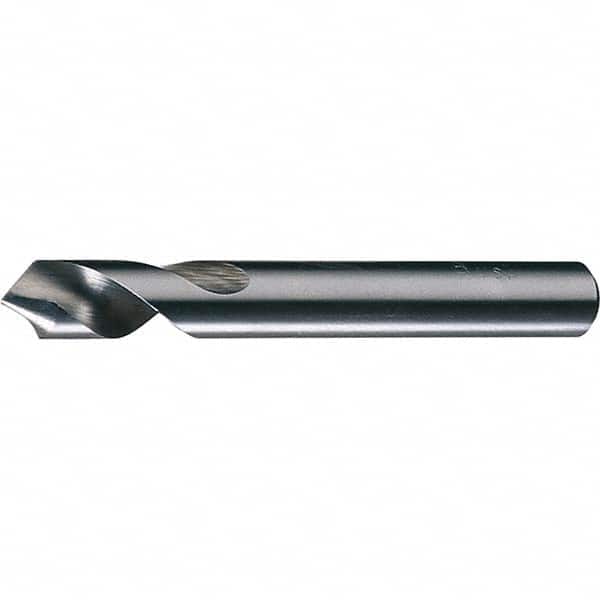 Chicago-Latrobe - 1/2" Body Diam, 90°, 3-3/4" OAL, High Speed Steel Spotting Drill - USA Tool & Supply