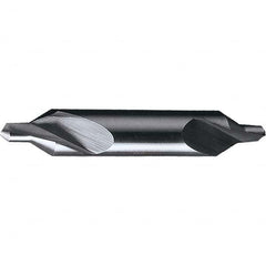 Chicago-Latrobe - #6 Plain Cut 60° Incl Angle High Speed Steel Combo Drill & Countersink - USA Tool & Supply