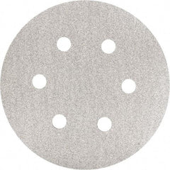 Made in USA - 6" Diam, 80 Grit, Silicon Carbide Hook & Loop Disc - Medium Grade, Coated, C Weight Paper Backing, - USA Tool & Supply