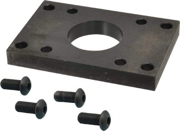Parker - Air Cylinder Rectangular Flange Mount - Use with 3MA and 4MA Series Cylinders - USA Tool & Supply