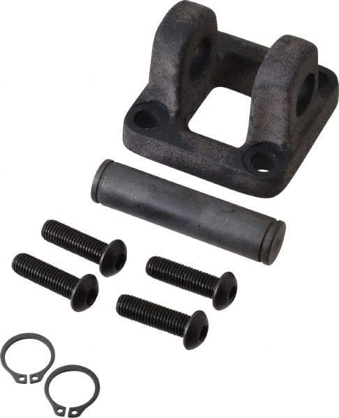 Parker - Air Cylinder Cap Fixed Clevis - Use with 3MA and 4MA Series Cylinders - USA Tool & Supply