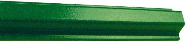 NMC - 6' High, Traffic Sign Post - Composite, Compatible with 18" High x 12" Wide Signs, 3/8" Hole Diam, Green - USA Tool & Supply