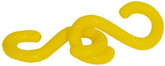 NMC - Barrier S-Hook - Plastic, White - USA Tool & Supply
