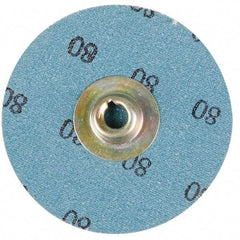 Standard Abrasives - 3/4" Disc Diam, 36 Grit, Aluminum Oxide Quick Change Disc - Type S Attaching System, Coated, Brown, Very Coarse Grade, 40,000 RPM - USA Tool & Supply