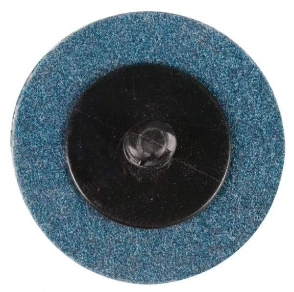 Standard Abrasives - 3 Inch Diameter, 100 Grit Aluminum Oxide Quick Change Disc - Type R Attaching System, Brown, Fine Grade, 20,000 Max RPM - USA Tool & Supply