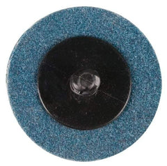 Standard Abrasives - 1" Disc Diam, 40 Grit, Aluminum Oxide Quick Change Disc - Type R Attaching System, Coated, Brown, Coarse Grade, 40,000 RPM - USA Tool & Supply