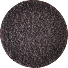 Tru-Maxx - 1-1/2" Disc Diam, 36 Grit, Aluminum Oxide Quick Change Disc - Type S Attaching System, Coated, Brown, Very Coarse Grade, 30,000 RPM - USA Tool & Supply