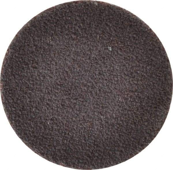 Tru-Maxx - 1-1/2" Disc Diam, 60 Grit, Aluminum Oxide Quick Change Disc - Type S Attaching System, Coated, Brown, Medium Grade, 30,000 RPM - USA Tool & Supply