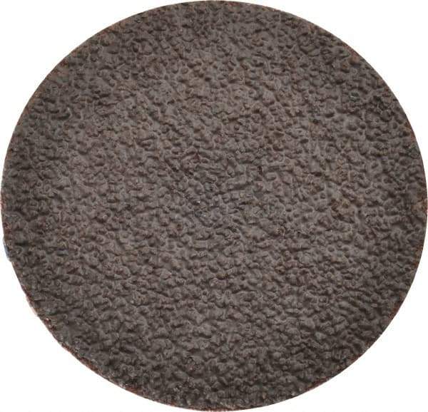 Tru-Maxx - 3" Disc Diam, 24 Grit, Aluminum Oxide Quick Change Disc - Type S Attaching System, Coated, Brown, Very Coarse Grade, 20,000 RPM - USA Tool & Supply