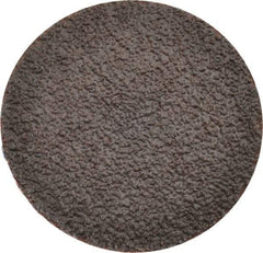 Tru-Maxx - 3" Disc Diam, 24 Grit, Aluminum Oxide Quick Change Disc - Type S Attaching System, Coated, Brown, Very Coarse Grade, 20,000 RPM - USA Tool & Supply