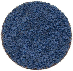 Tru-Maxx - 1" Disc Diam, 40 Grit, Zirconia Alumina Quick Change Disc - Type S Attaching System, Coated, Blue, Coarse Grade, 20,000 RPM - USA Tool & Supply