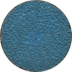 Tru-Maxx - 2" Disc Diam, 36 Grit, Zirconia Alumina Quick Change Disc - Type S Attaching System, Coated, Blue, Very Coarse Grade, 30,000 RPM - USA Tool & Supply