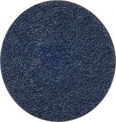 Tru-Maxx - 2" Disc Diam, 50 Grit, Zirconia Alumina Quick Change Disc - Type S Attaching System, Coated, Blue, Coarse Grade, 30,000 RPM - USA Tool & Supply
