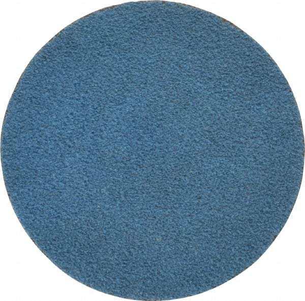 Tru-Maxx - 2" Disc Diam, 80 Grit, Zirconia Alumina Quick Change Disc - Type S Attaching System, Coated, Blue, Medium Grade, 30,000 RPM - USA Tool & Supply