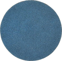 Tru-Maxx - 2" Disc Diam, 80 Grit, Zirconia Alumina Quick Change Disc - Type S Attaching System, Coated, Blue, Medium Grade, 30,000 RPM - USA Tool & Supply