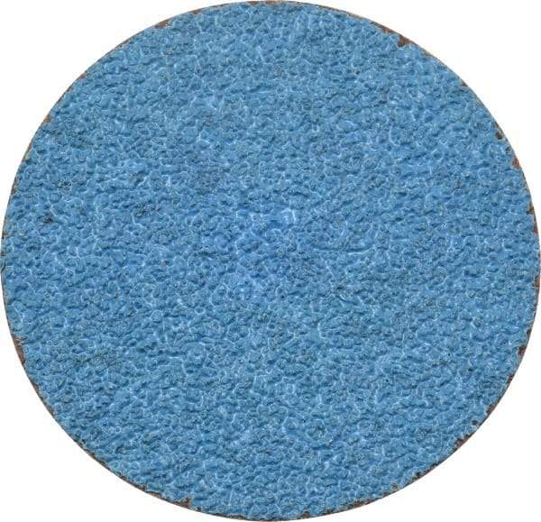 Tru-Maxx - 3" Disc Diam, 36 Grit, Zirconia Alumina Quick Change Disc - Type S Attaching System, Coated, Blue, Very Coarse Grade, 20,000 RPM - USA Tool & Supply