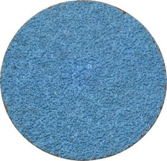 Tru-Maxx - 3" Disc Diam, 36 Grit, Zirconia Alumina Quick Change Disc - Type S Attaching System, Coated, Blue, Very Coarse Grade, 20,000 RPM - USA Tool & Supply