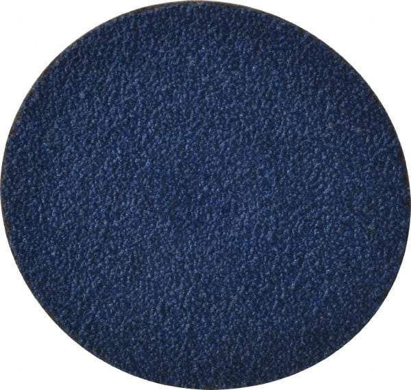 Tru-Maxx - 3" Disc Diam, 40 Grit, Zirconia Alumina Quick Change Disc - Type S Attaching System, Coated, Blue, Coarse Grade, 20,000 RPM - USA Tool & Supply
