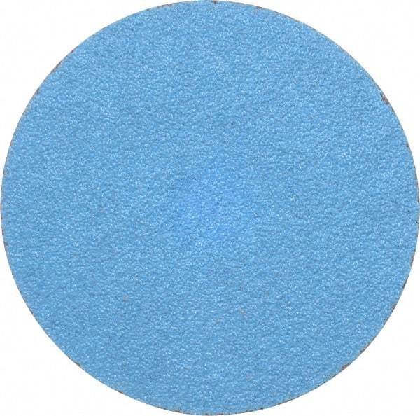 Tru-Maxx - 3" Disc Diam, 60 Grit, Zirconia Alumina Quick Change Disc - Type S Attaching System, Coated, Blue, Medium Grade, 20,000 RPM - USA Tool & Supply