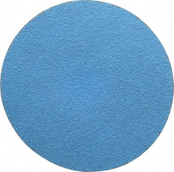 Tru-Maxx - 3" Disc Diam, 80 Grit, Zirconia Alumina Quick Change Disc - Type S Attaching System, Coated, Blue, Medium Grade, 20,000 RPM - USA Tool & Supply