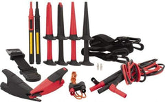 Fluke - 8 Piece, Test Lead Set - 600 Volt Max - USA Tool & Supply