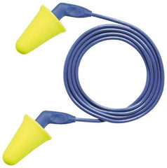 3M - Disposable, Corded, 31 dB, Cone Earplugs - Yellow - USA Tool & Supply
