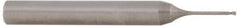 Accupro - 0.5mm, 2 Flute, Single End, Solid Carbide, 0.05mm Corner Radius End Mill - 50mm OAL, 30° Helix, Right Hand Flute, 0.5mm LOC, Right Hand Cut, 10mm Extended Reach - USA Tool & Supply