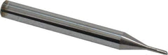 Accupro - 1.5mm, 2 Flute, Single End, Solid Carbide, 0.15mm Corner Radius End Mill - 57mm OAL, 30° Helix, Right Hand Flute, 1.5mm LOC, Right Hand Cut, 7mm Extended Reach - USA Tool & Supply