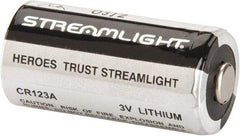 Streamlight - Size CR123A, Lithium, 400 Pack, Standard Battery - 3 Volts - USA Tool & Supply