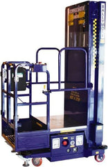 Ballymore - 650 Lb Capacity, 186" Lift Height, Battery Operated Power Stocker Lift - 186" Lift Height, Battery Operated - USA Tool & Supply