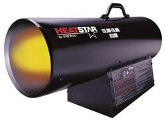 Heatstar - 150,000 BTU Rating, Natural Gas Forced Air Heater - 3,500 Sq Ft Max Heating Area, 100 Lb Capacity, Fuel with Natural Gas - USA Tool & Supply