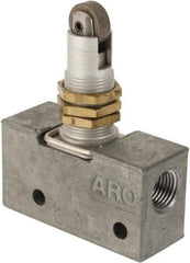 ARO/Ingersoll-Rand - Mechanically Operated Valves Valve Type: 3-Way CV Rating: 0.195 - USA Tool & Supply