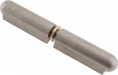 Value Collection - 5-29/32" Long x 0.787" Wide x 0.984" Thick, Weld On Hinge - Steel with Steel Pin - USA Tool & Supply