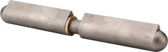 Value Collection - 7-7/8" Long x 29/32" Wide x 1.122" Thick, Weld On Hinge - Steel with Steel Pin - USA Tool & Supply