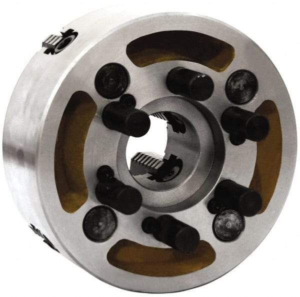 Gibraltar - 4 Jaws, 20" Diam, Independent Manual Lathe Chuck - D1-11 Mount Spindle, Reversible, 800 Max RPM, 6.2992" Through Hole Diam, Cast Iron - USA Tool & Supply