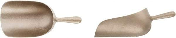 Ampco - Aluminum Scoop - 3" Wide x 2" Deep Bowl, 8" OAL - USA Tool & Supply