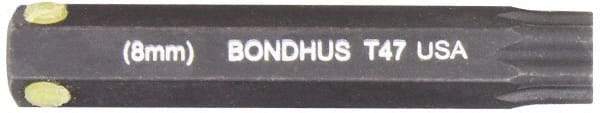 Bondhus - Star Hex Drive Bit - 2" OAL - USA Tool & Supply