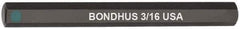 Bondhus - 3/16" Hex Drive Bit - 2" OAL - USA Tool & Supply