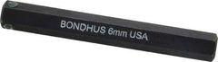 Bondhus - 6mm Hex Drive Bit - 2" OAL - USA Tool & Supply
