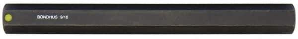 Bondhus - 9/16" Hex Drive Bit - 6" OAL - USA Tool & Supply