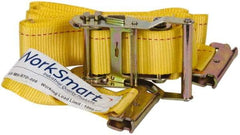 Value Collection - 12' Long x 2" Wide, 1 Ply, Polyester Web Sling - Yellow - USA Tool & Supply
