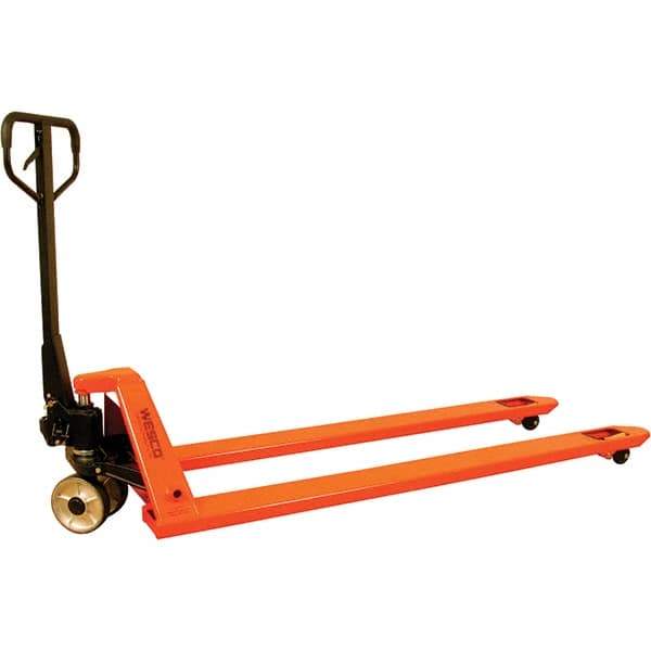 Wesco Industrial Products - Pallet Trucks/Jacks Type: Long Fork Pallet Truck Load Capacity (Lb.): 4,400 - USA Tool & Supply
