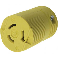 Hubbell Wiring Device-Kellems - 250V 15A NEMA L6-15R Industrial Twist Lock Connector - USA Tool & Supply