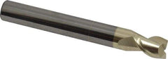 Accupro - 5/16", 7/16" LOC, 5/16" Shank Diam, 2-1/2" OAL, 2 Flute, Solid Carbide Square End Mill - Single End, ZrN Finish, Spiral Flute, Variable° Helix, Centercutting, Right Hand Cut, Right Hand Flute - USA Tool & Supply