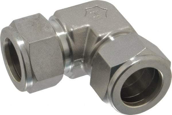 Ham-Let - 3/4" OD, Grade 316Stainless Steel Union Elbow - Comp x Comp Ends - USA Tool & Supply
