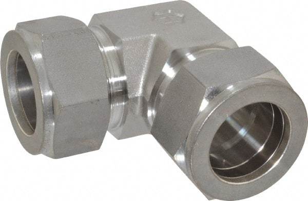 Ham-Let - 1" OD, Grade 316Stainless Steel Union Elbow - Comp x Comp Ends - USA Tool & Supply