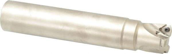 Seco - 1-1/2" Cut Diam, 0.08" Max Depth, 1-1/2" Shank Diam, Cylindrical Shank Indexable High-Feed End Mill - Screw Holding Method, 218.19-160.. Insert, R217.21 Toolholder, Through Coolant - USA Tool & Supply