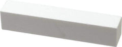 Norton - 220 Grit Aluminum Oxide Square Dressing Stick - 4 x 3/4 x 3/4, Very Fine Grade, Vitrified Bond - USA Tool & Supply