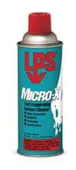 LPS - 11 Ounce Aerosol Contact Cleaner - 0°F Flash Point, Flammable, Food Grade, Plastic Safe - USA Tool & Supply