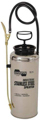 Chapin - 3 Gal Garden Hand Sprayer - Stainless Steel Tank, Wide Mouth, Reinforced Hose, For Industrial Applications - USA Tool & Supply